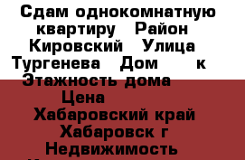 Сдам однокомнатную квартиру › Район ­ Кировский › Улица ­ Тургенева › Дом ­ 96 к1 › Этажность дома ­ 14 › Цена ­ 13 000 - Хабаровский край, Хабаровск г. Недвижимость » Квартиры аренда   . Хабаровский край,Хабаровск г.